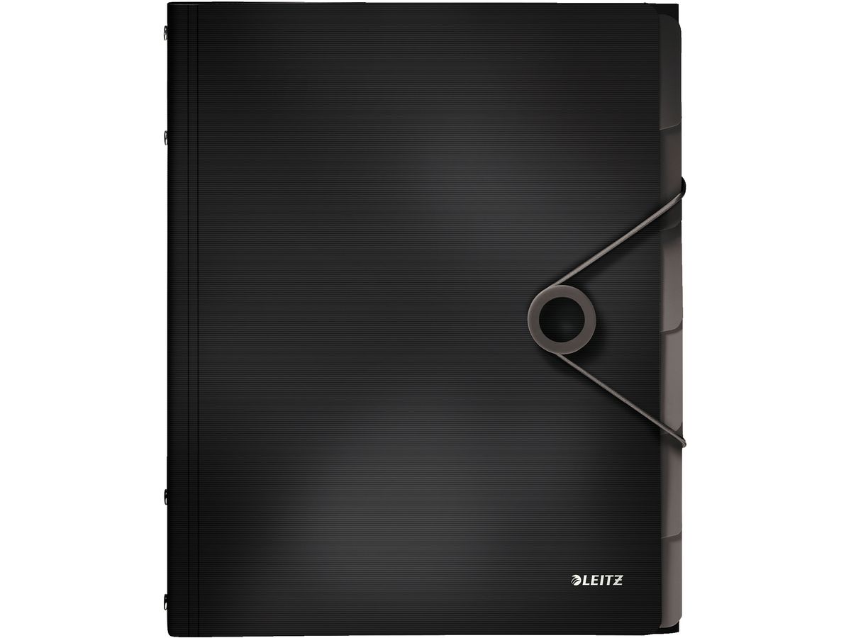 LEITZ Dossier archivio Solid PP A4 45691095 nero 6 scomp. (4002432114962)