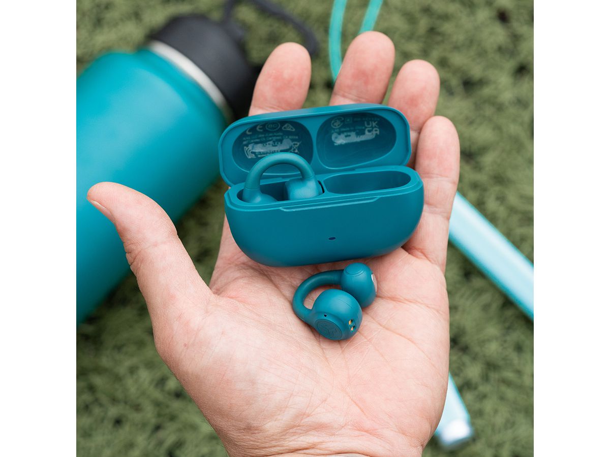 JLAB Flex Open Air Clip Earbuds IEUEBFLEXRTEL124 True Wireless, Teal (0810119071842)