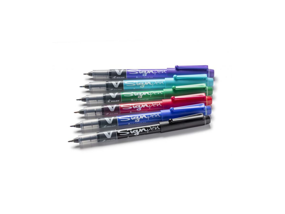 PILOT V-Sign Pen 0,6mm SW-VSP-BL bleu (4902505134678)