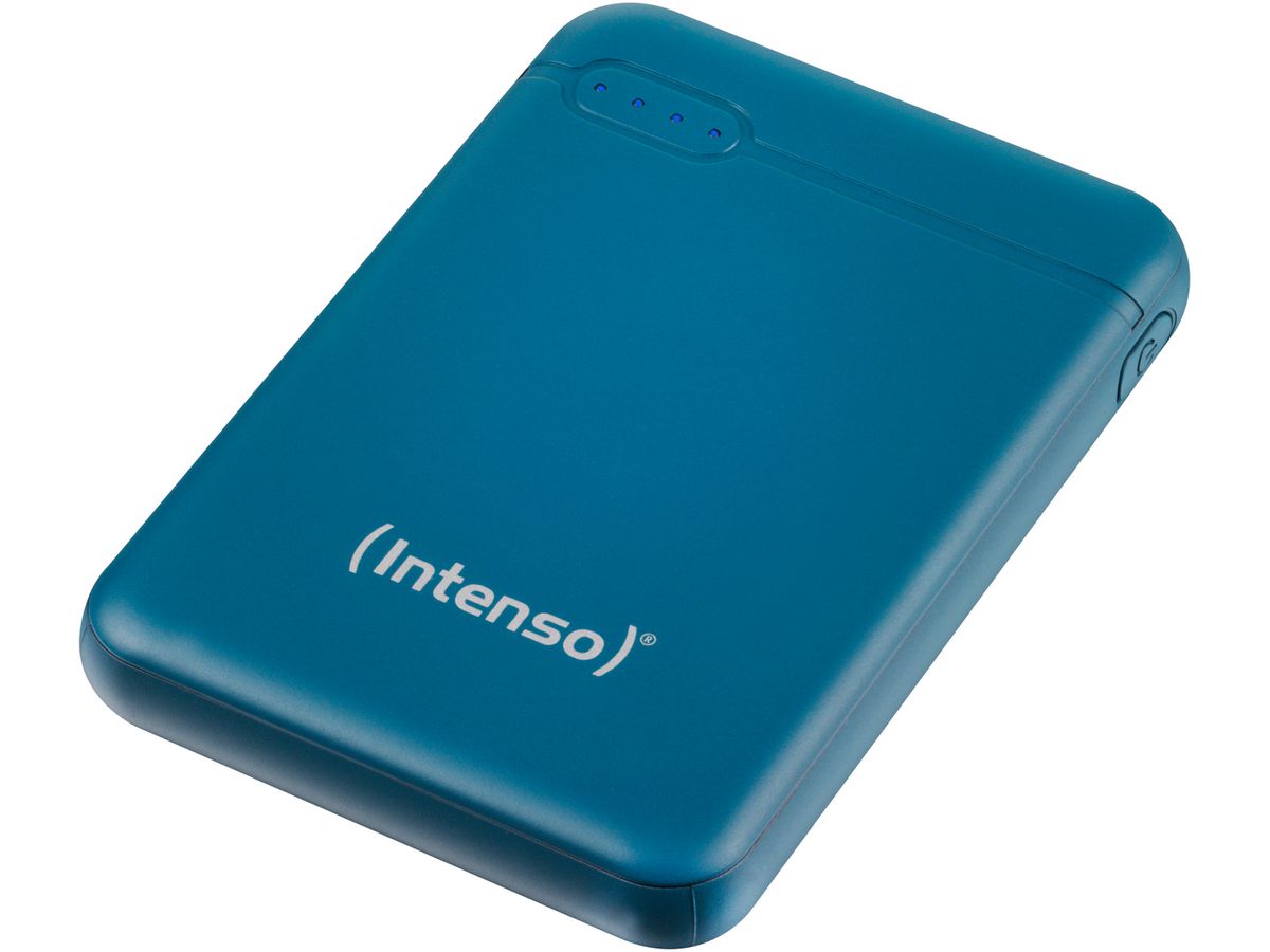 INTENSO Powerbank XS5000, petrol 7313527 5000 mAh, USB-A, USB-C (4034303028283)