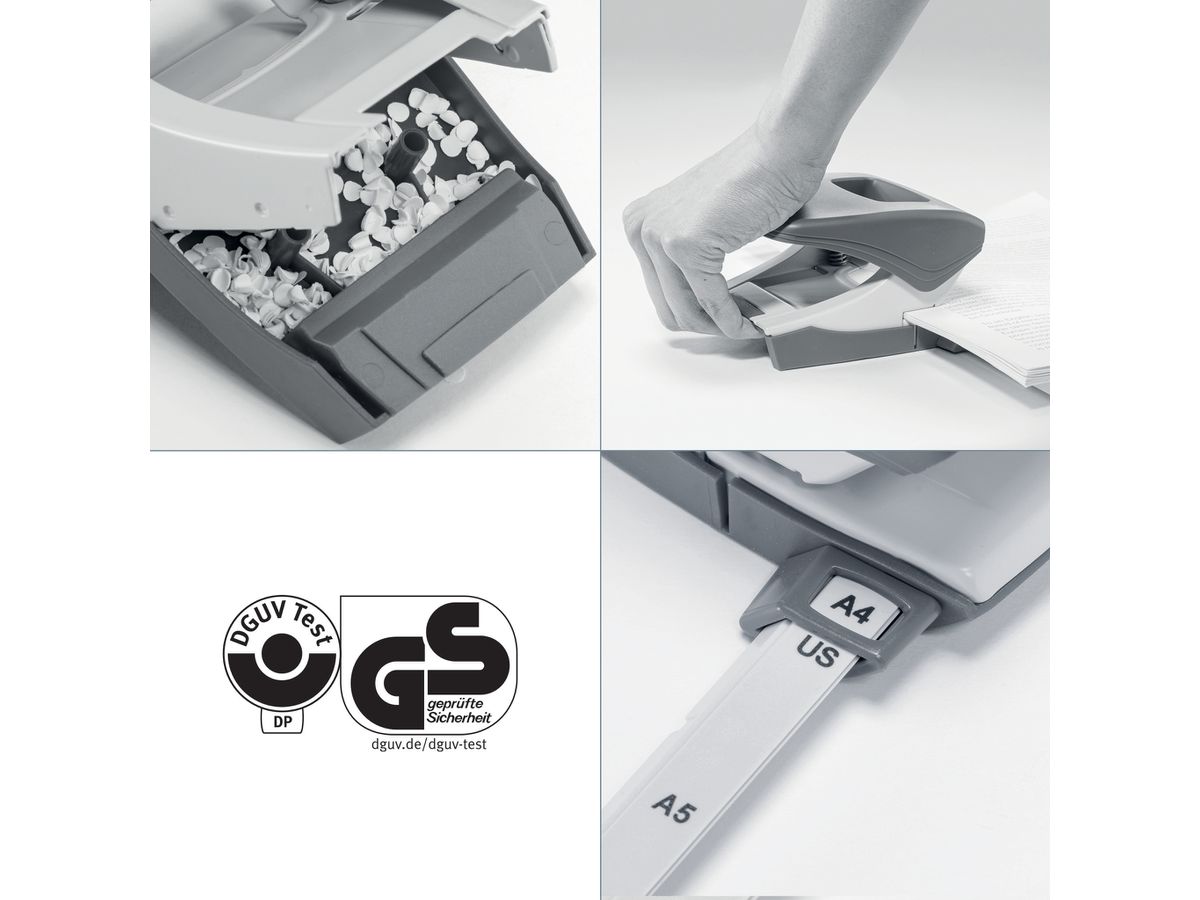 LEITZ Bürolocher NeXXt WOW 5060 5060-10-26 rot 10 Blatt (4002432135165)