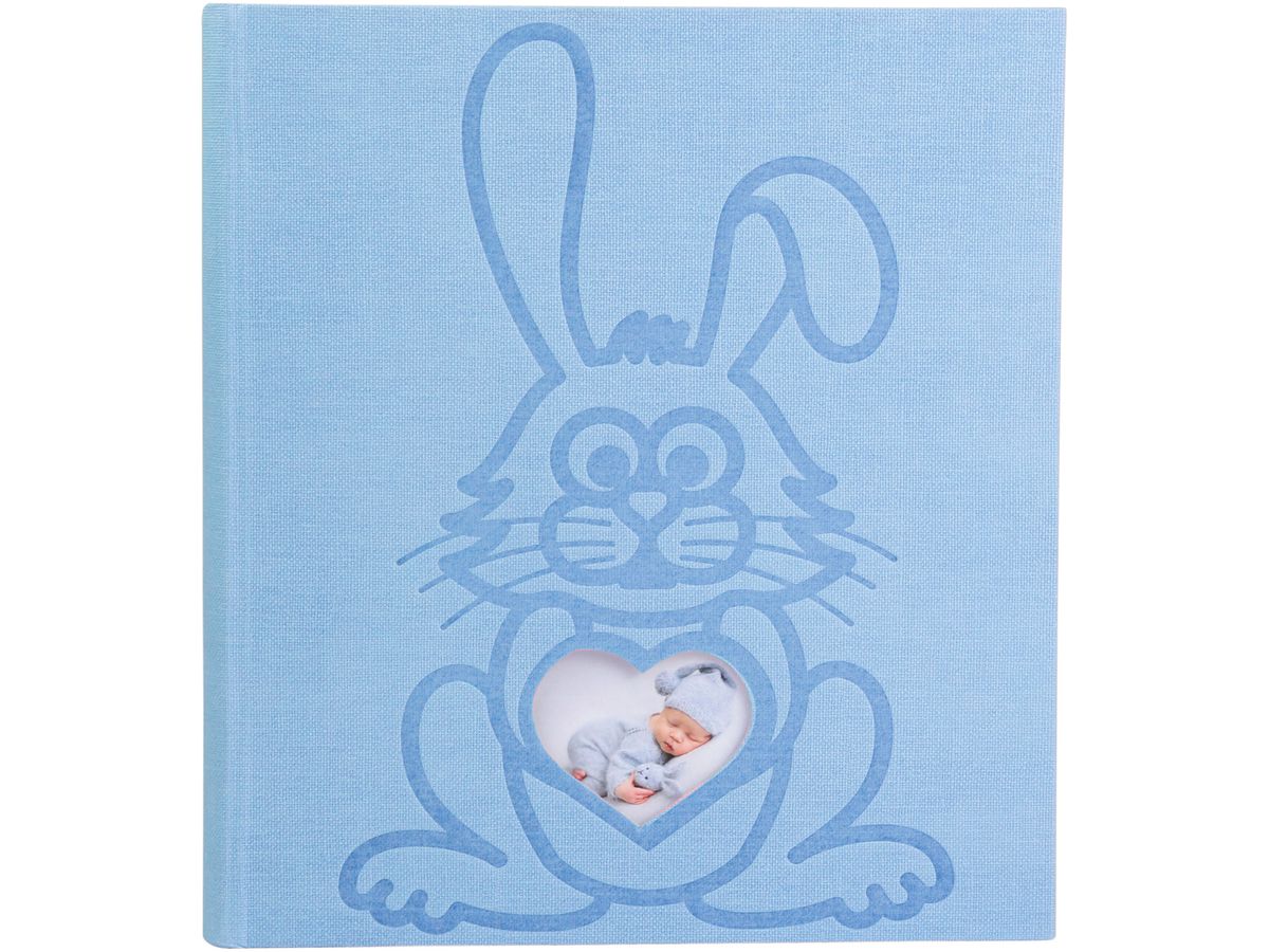 EXACOMPTA Fotoalbum Teddy 29x32cm 16563E blau 60 Seiten (3130630165637)