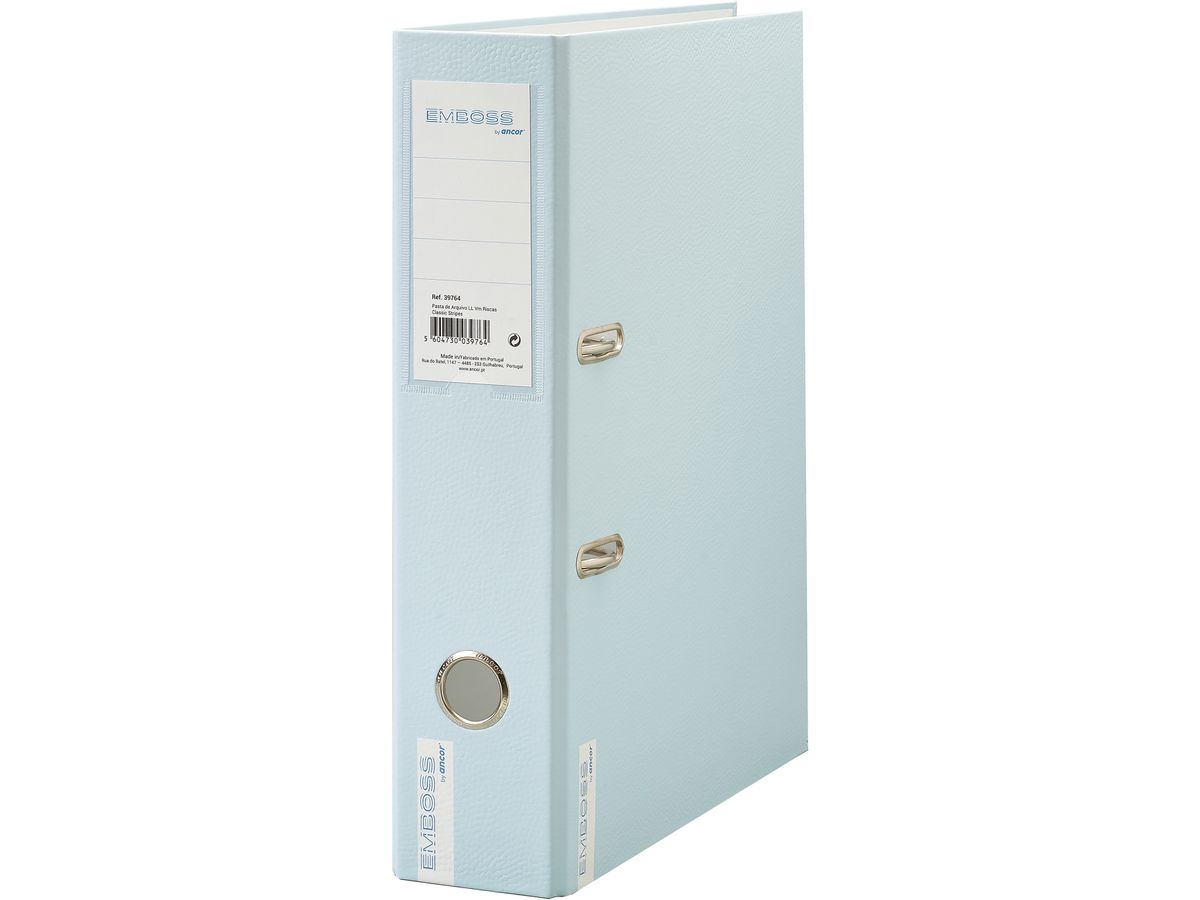 ANCOR Raccoglitore 8cm Emboss 84788 blu A4 (5604730084788)