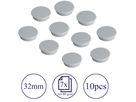 FRANKEN Magnete 32mm HM30 12 grau 10 Stück (4016946052191)