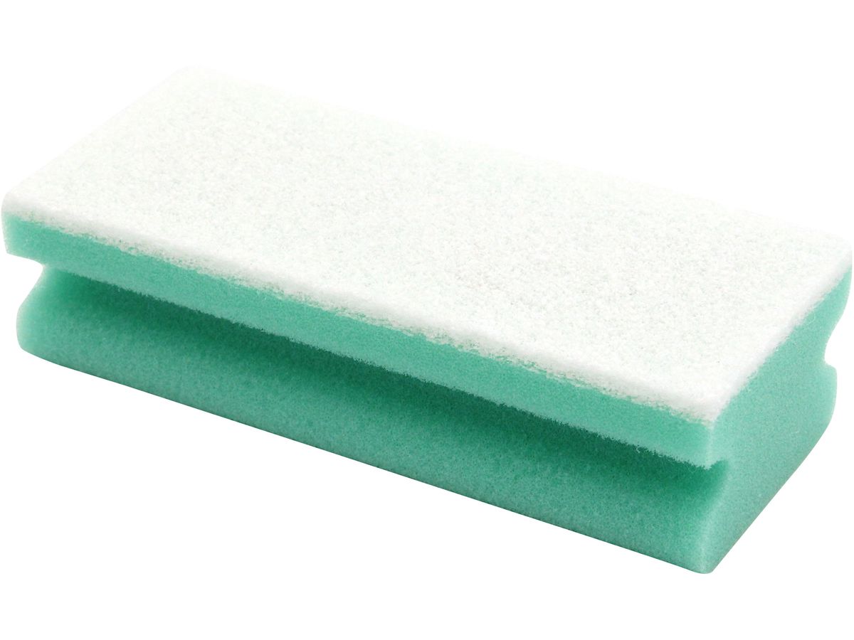 WEITACLEAN Éponge pad 150x70x43mm 5028026 vert, sans ryures 10 pièces (7610588108512)