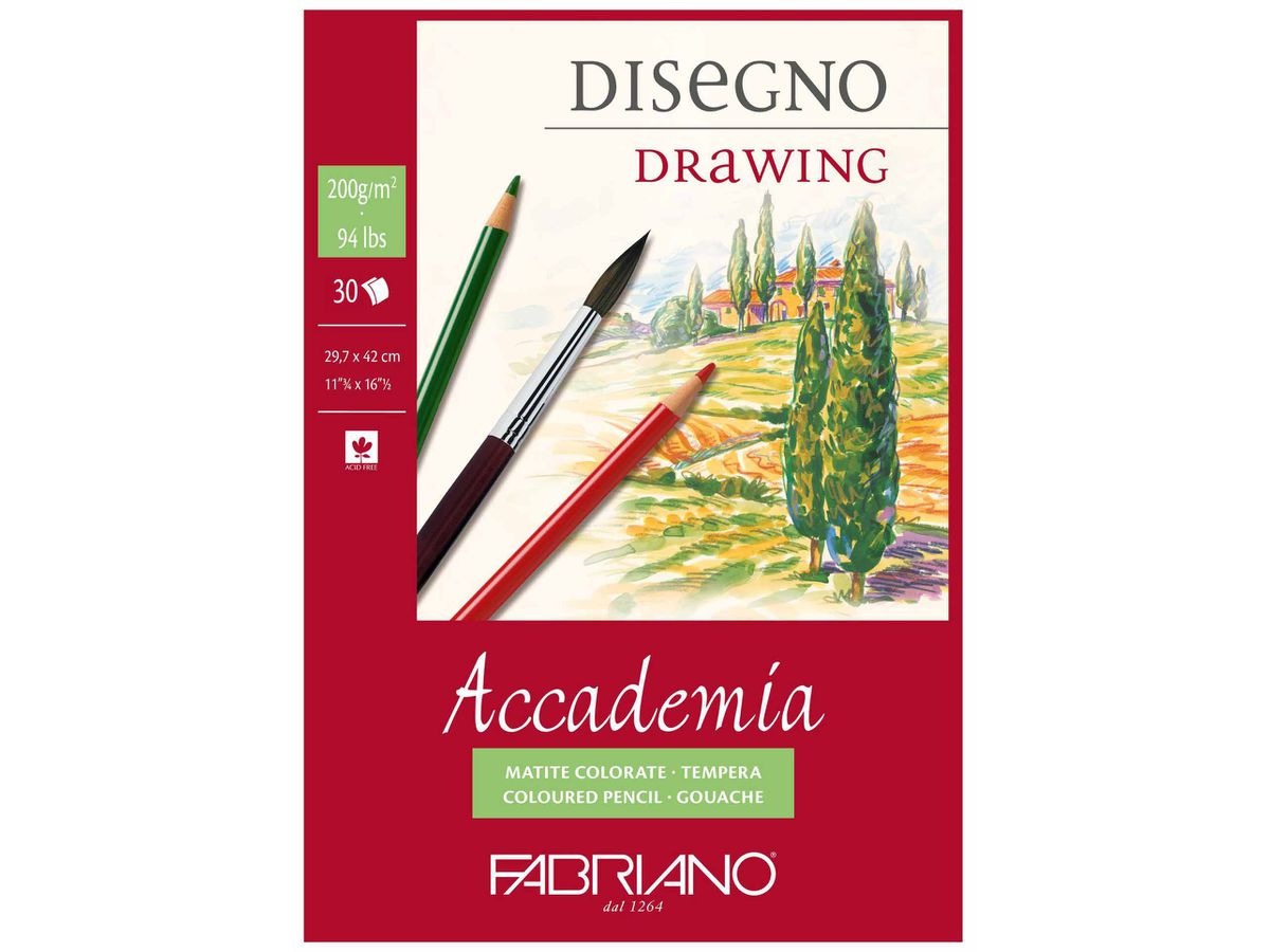 NEUTRAL Zeichenblock F41202942 Accademia A3 200g FSC-MIX (8001348150787)