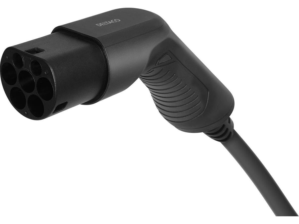 DELTACO e-Charge,cable type 2-type 2 EV-3205 3 phase, 32A, 5M (7333048044518)