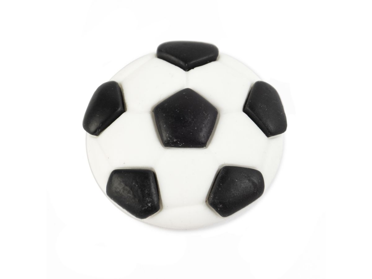 ROOST Magnet Fussball 4.2x4.2cm PA-M2475 weiss, schwarz (7640420952669)