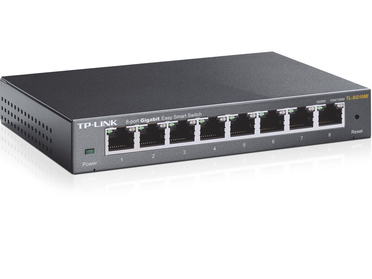 TP-LINK 8-Port Gigabit Smart Switch TLSG108E (6935364021856)