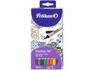 PELIKAN Fineliner 0,4mm 940676 10 couleurs, étui (4012700940674)