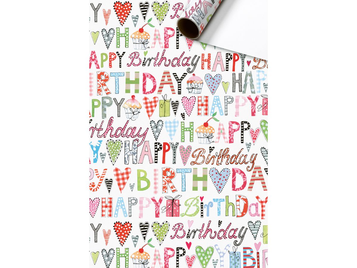 STEWO Geschenkpapier Svea 2528936525 70x200cm rosa (7630021130160)