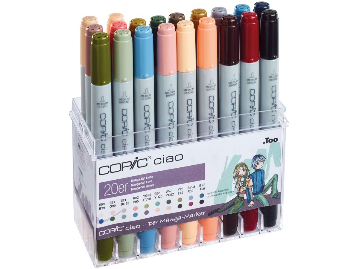 COPIC Marker Ciao 22075714 20 pz. Set love (4013695260952)