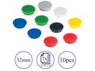 FRANKEN Aimants 32mm HM30 99 assortis 10 pièces (4016946061551)