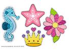 URSUS Diamond Sticker Princess 43510002 2 Karten, 2 Anhänger (4008525242871)