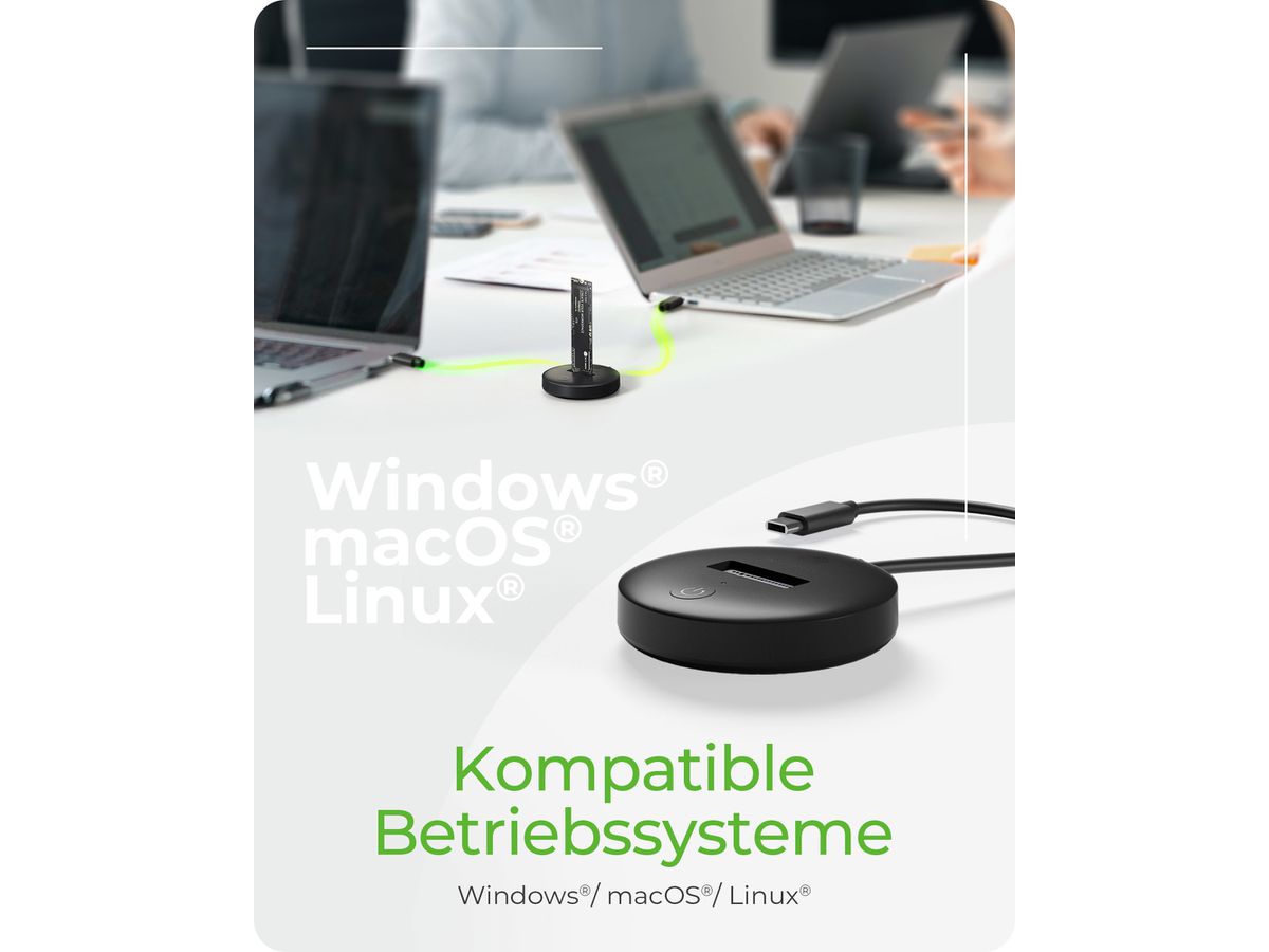 ICY BOX DockingStation for NVMe & IB-1610MCD-C31 SATA M.2 SSD (4250078175100)