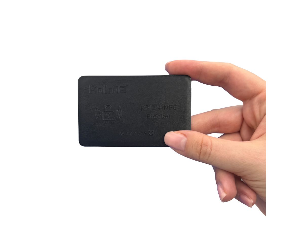 KOLMA Carta di blocco RFID 09.148.06 black 85x55mm (7611967090510)