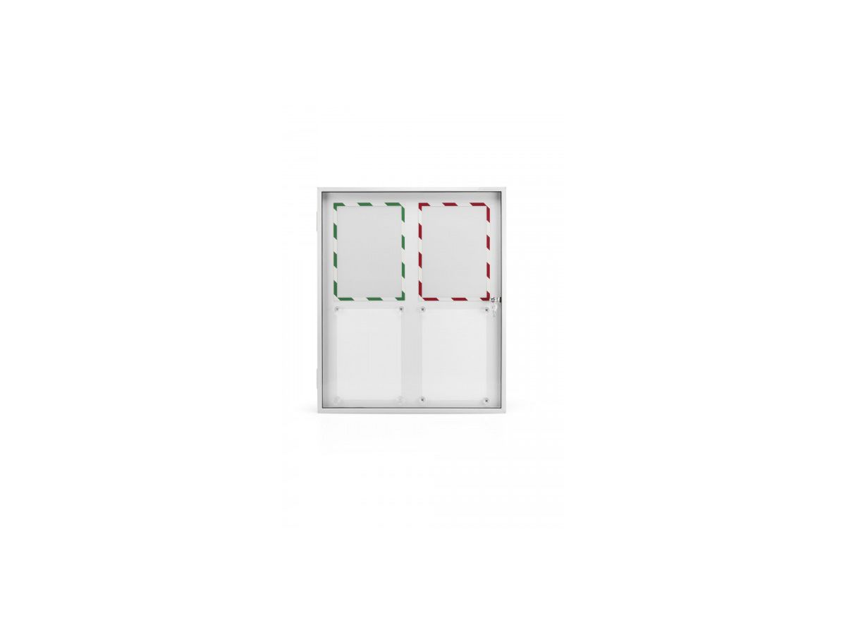MAGNETOPLAN Schaukasten SP 1120x1085x40mm 1215300 Indoor, magnetisch 12x A4 (4013695033105)