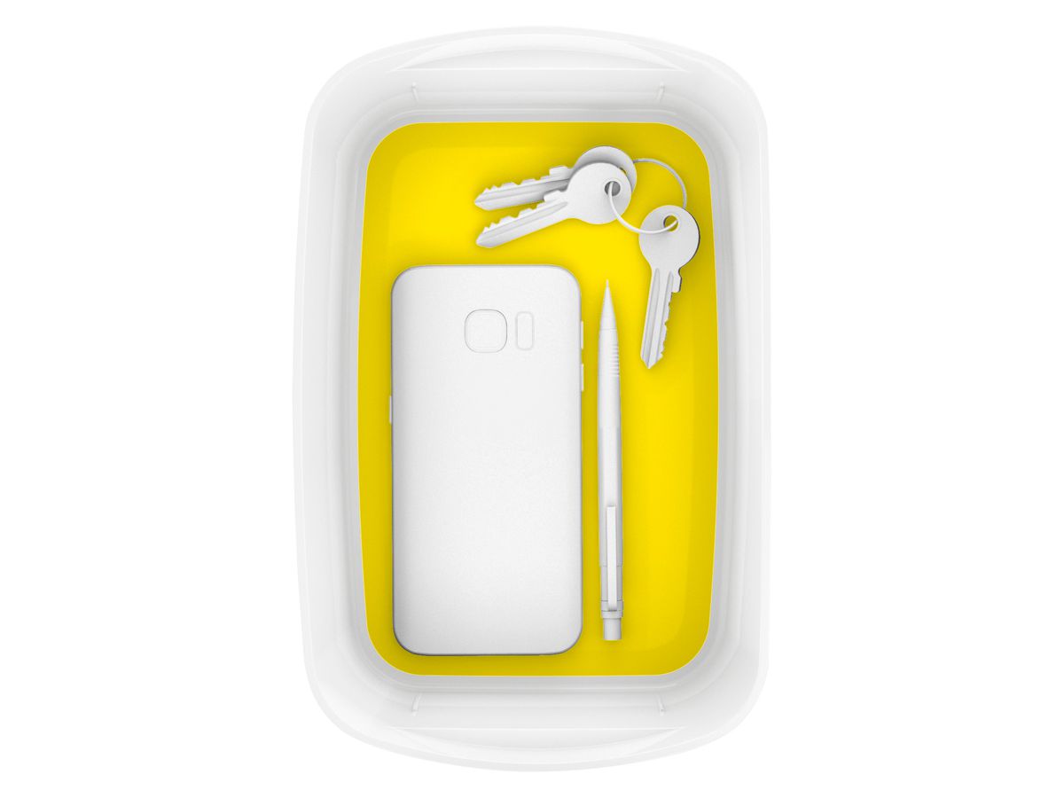 LEITZ MyBox vaschette da scrivania 5257-10-16 bianco/giallo (4002432121793)