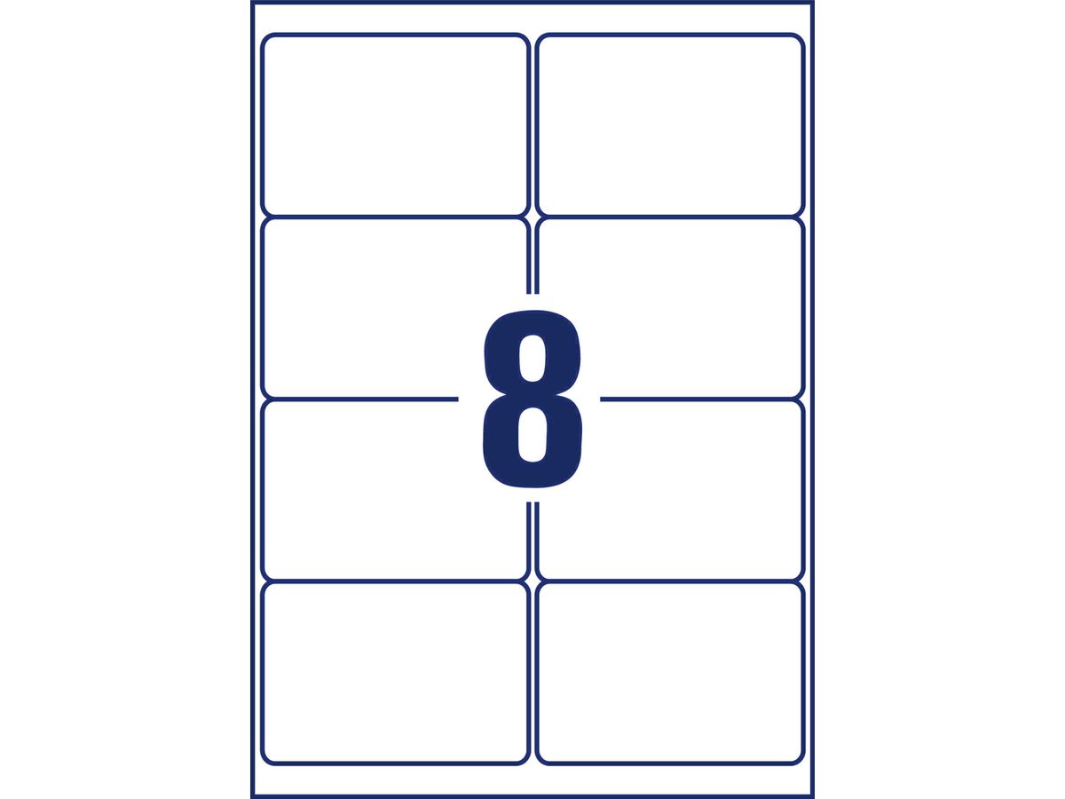 AVERY ZWECKFORM Etiketten 99,1x67,7mm L7914-10 weiss ultra-resistant (4004182068052)