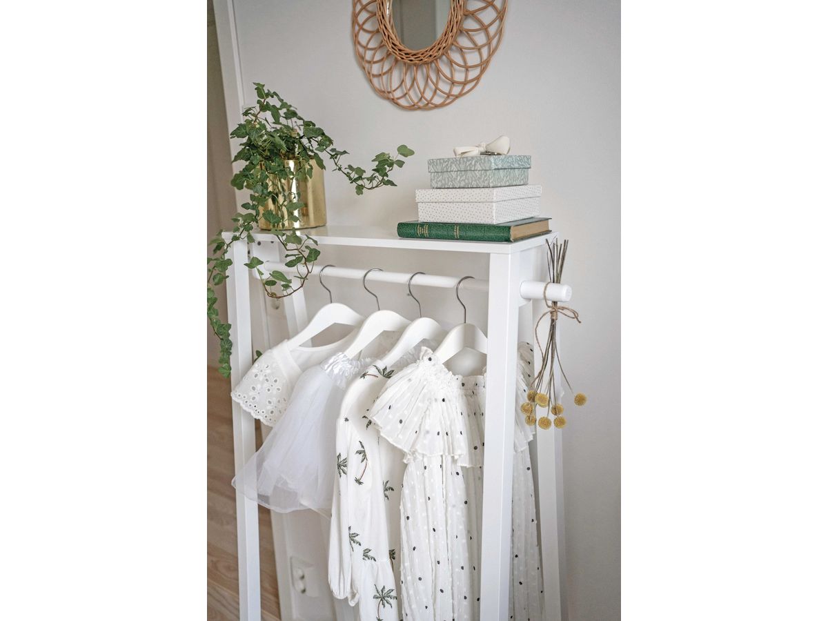 JABADABADO Clothes rail H13208 white (7332599132088)