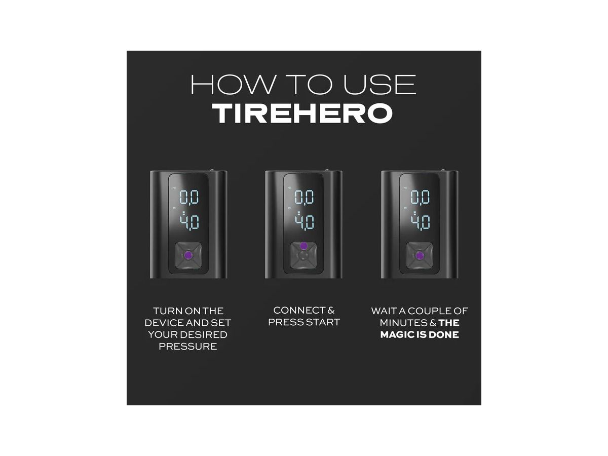 STATIK TireHero Wirel.Air Pump. PUP-0590 Built in PB 6000mAh, Black (0810024057573)