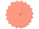 URSUS Tonzeichenpapier A4 2174642 130g, koralle 100 Blatt (7612532055040)