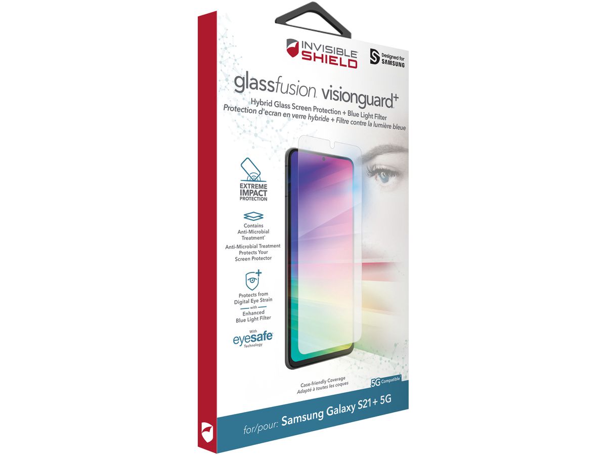 INVISIBLE SHIELD Glass Fusion VisionGuard+ 200307438 S21+ Screen (0840056137769)