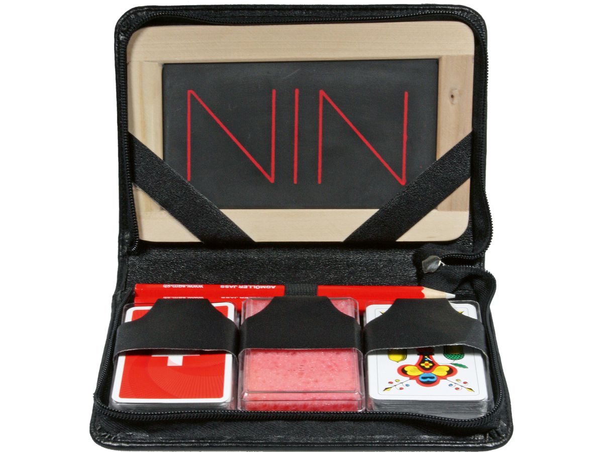 AGMÜLLER Astuccio jass nero 11531003 Svizzera (7621600310035)