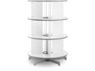 MOLL Colonna rotante DEPOTFILE 1002306 bianco, 3 piani 80x80x123cm (4042984142532)