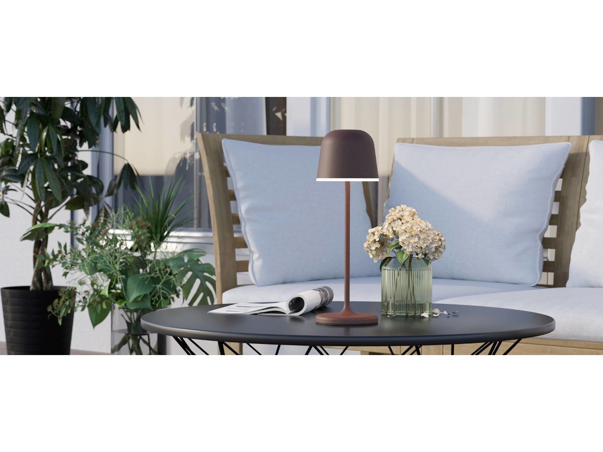 EGLO Lampada da tavolo Mannera 900459 marrone, batteria (9008606244003)