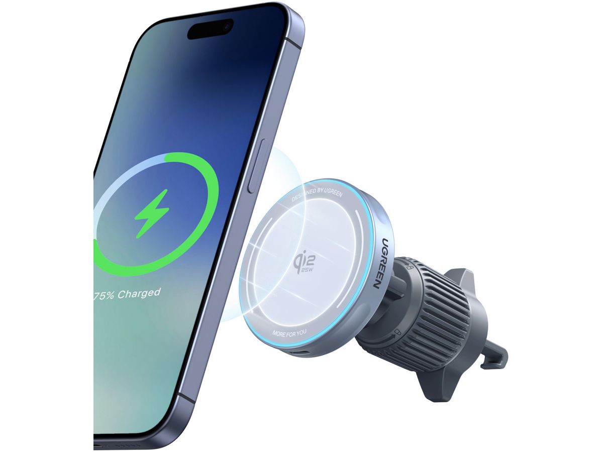 UGREEN Magnetic Car Charger 25W 55967 Wireless, Qi2.2 (6941876259670)