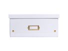 EXACOMPTA Boîte de rangement Neo Deco 62458E blanc, A3+ 33x50x16cm (3130630624585)