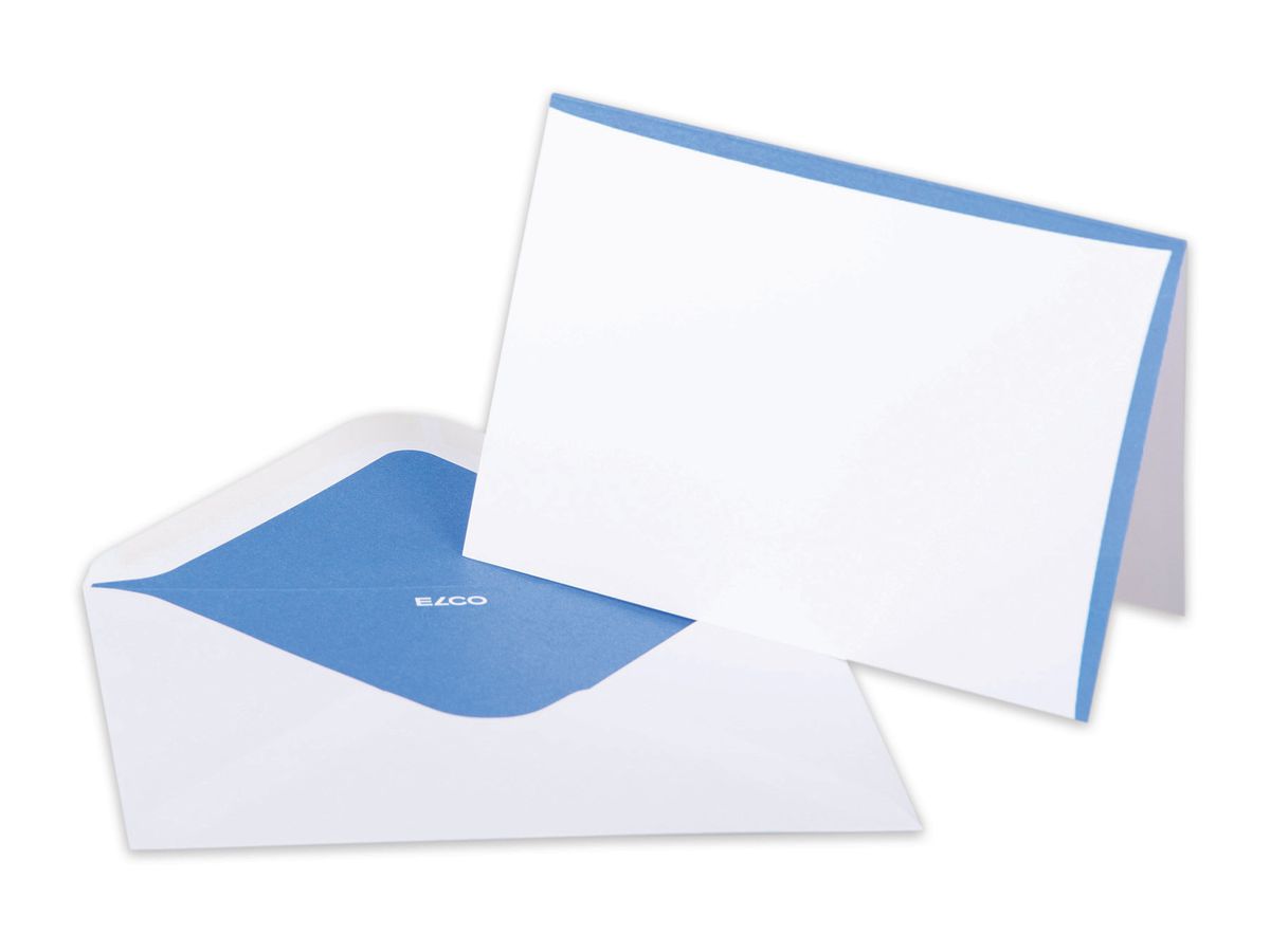 ELCO Couverts/Karten Prestige C6/A6 71718.12 2x5 Stk. blau (7611722020110)