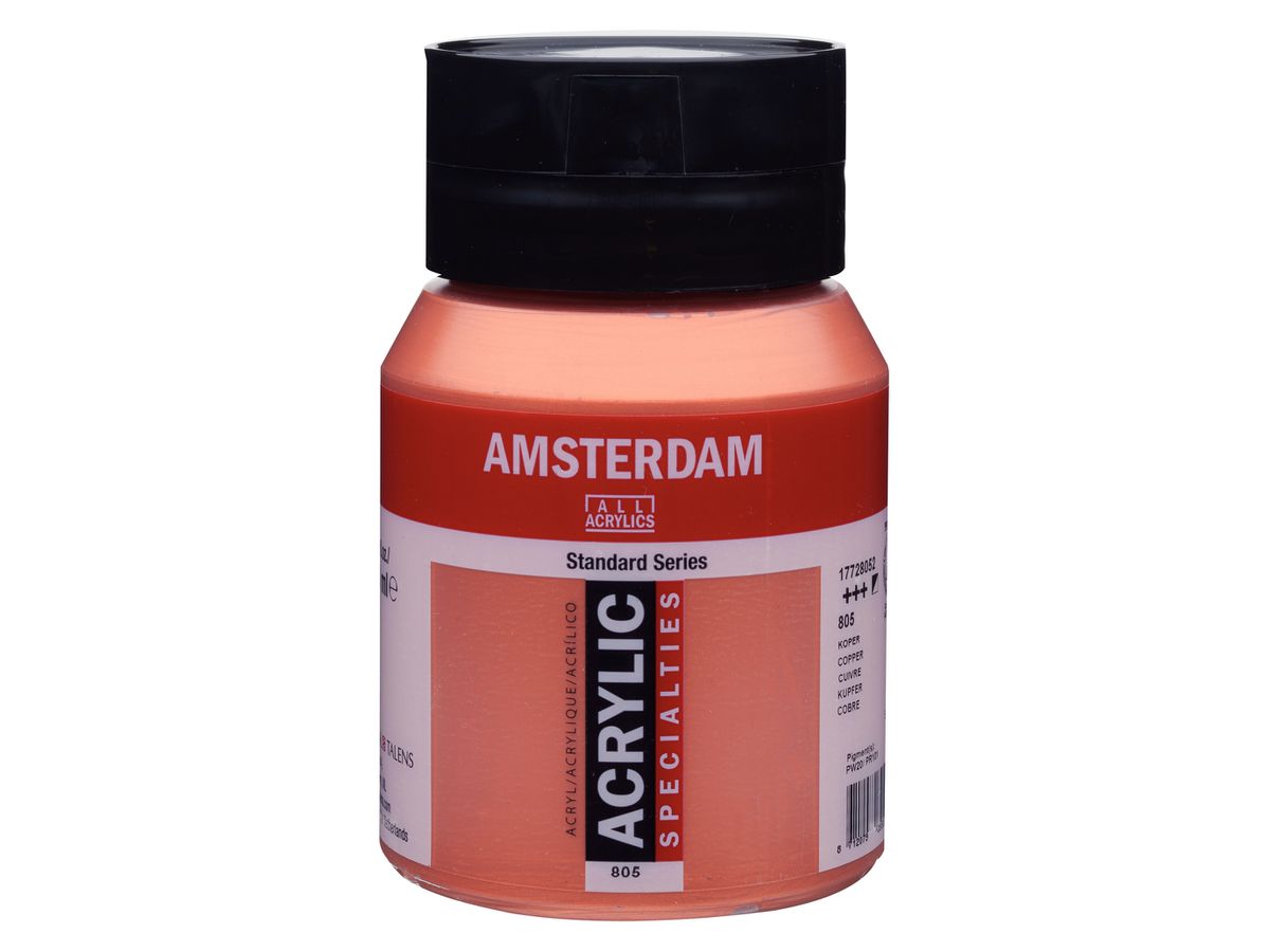 AMSTERDAM Acrylfarbe 500ml 17728052 or fonce 805 (8712079395001)