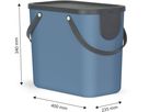 ROTHO Recyclingbox Albula 25lt 1024906161 Horizon blue 180x332x180mm (7610859202468)