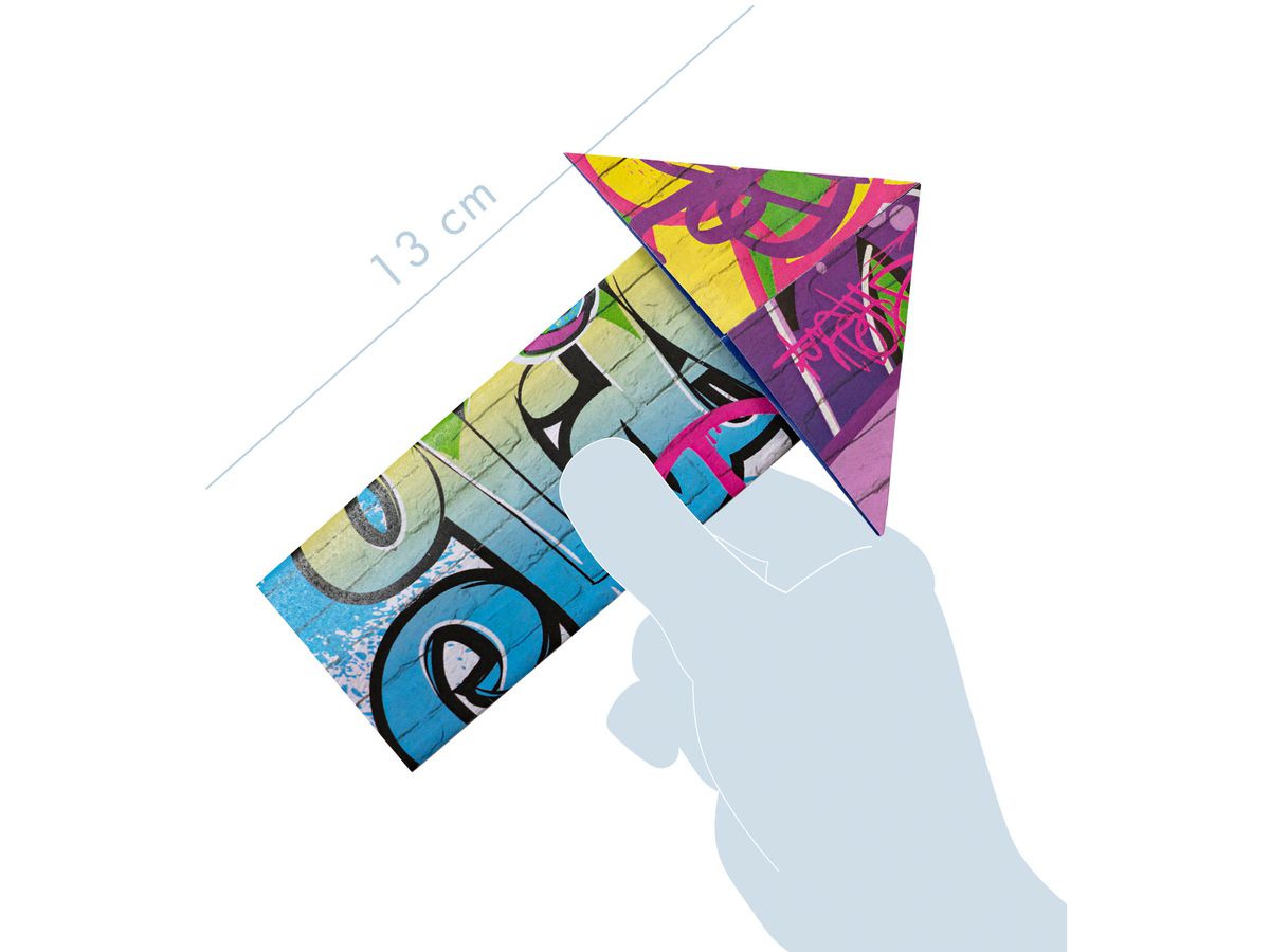 MANDARINE Origamipapier 20x20cm OR520C Street Art 70g 60 Blatt (3609510575205)