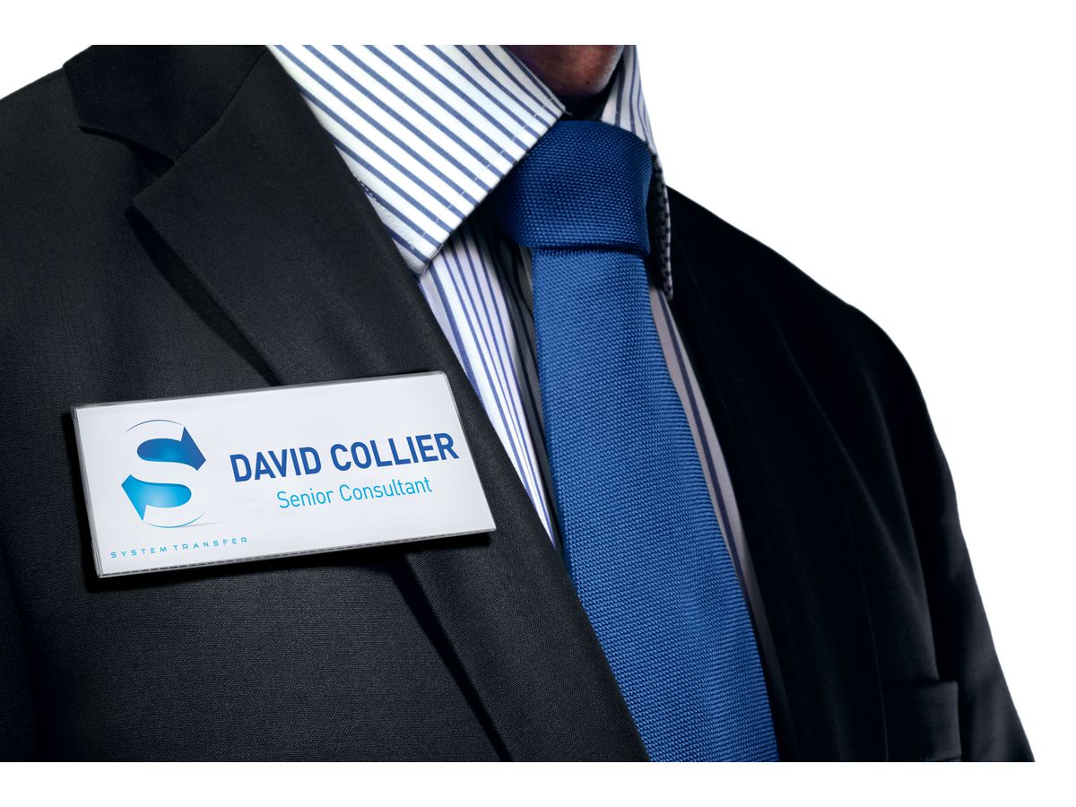 DURABLE Set Porte-nom 46x105mm 851900 couleurs ass. 14 pcs. (4005546727172)