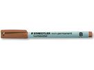 STAEDTLER Lumocolor non-perm. B 312-7 braun (4007817331590)