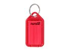 RIEFFEL SWITZERLAND Etiquettes clé 38x22mm KT 1000 ROT rouge 100 pcs. (7630010411348)