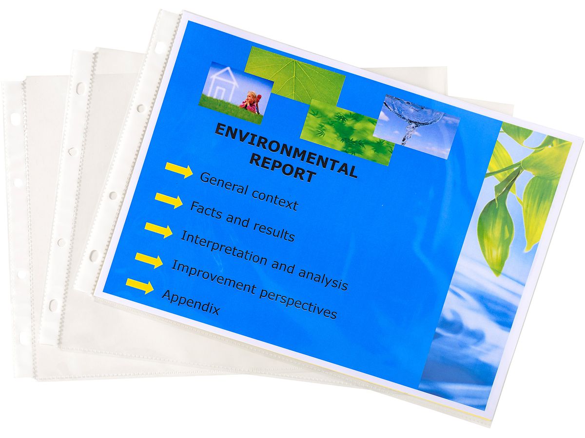 EXACOMPTA Dokumententasche Exacative A4 5734E 20 Stück, glatt, quer (3130630057345)