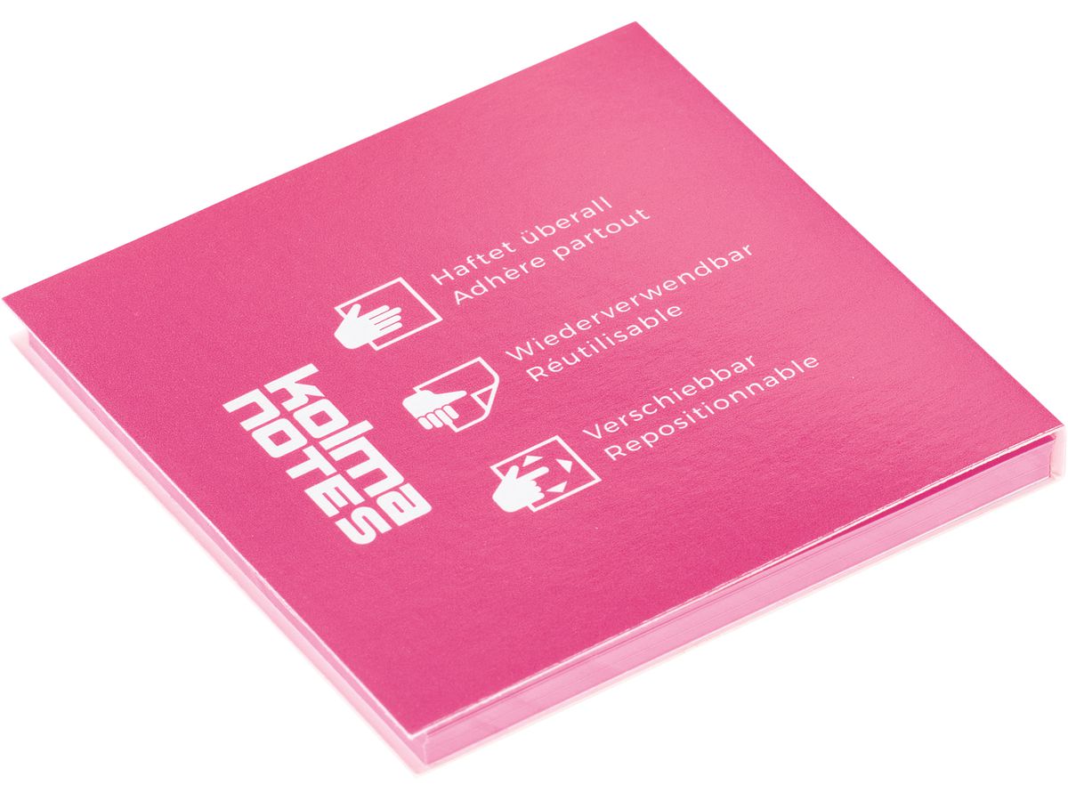 KOLMA kolma NOTES 76x76mm 13.009.33 1x100 Blatt berry (7611967130346)