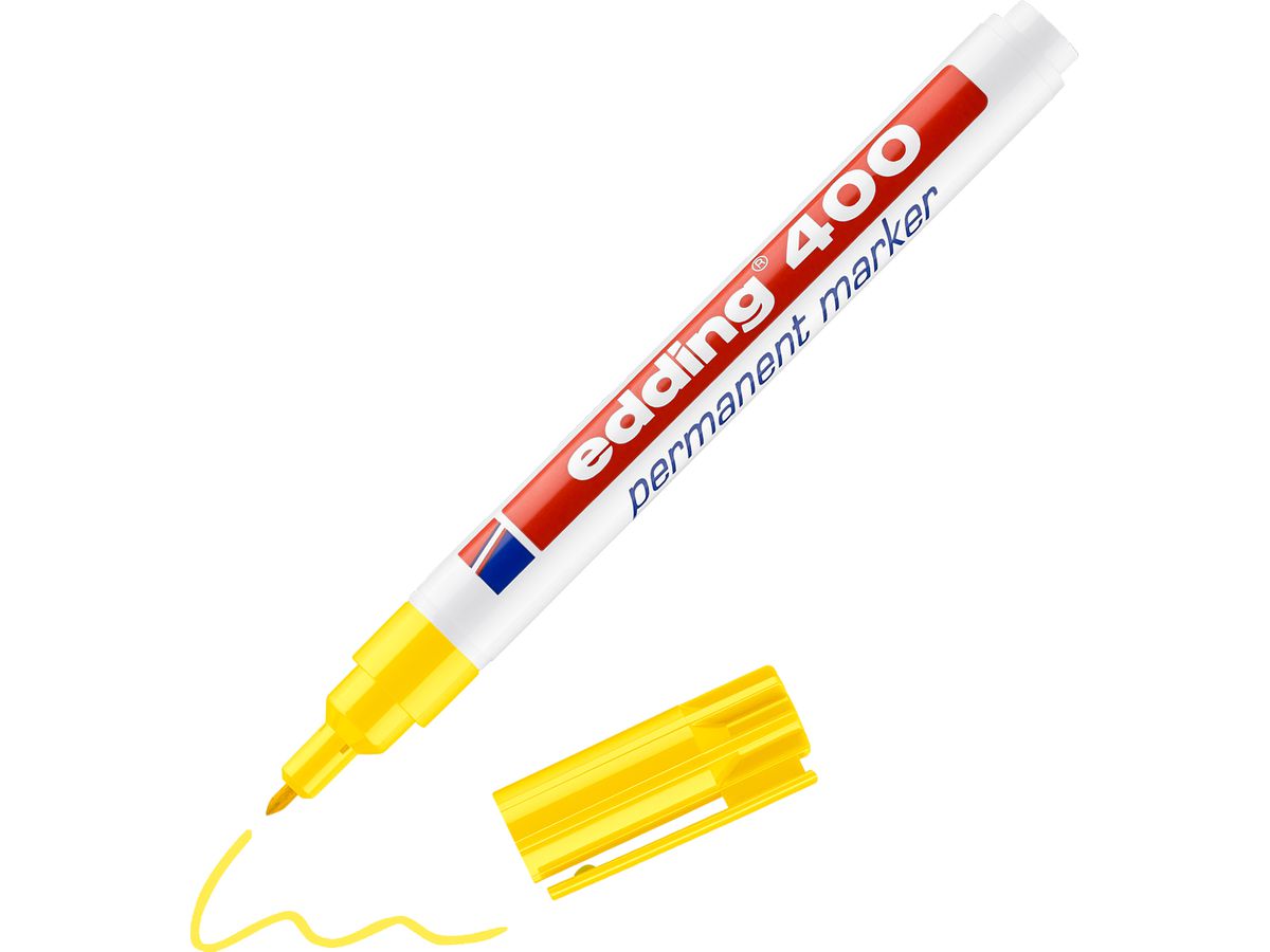EDDING Permanent Marker 400 1mm 400-5 gelb (4004764315819)