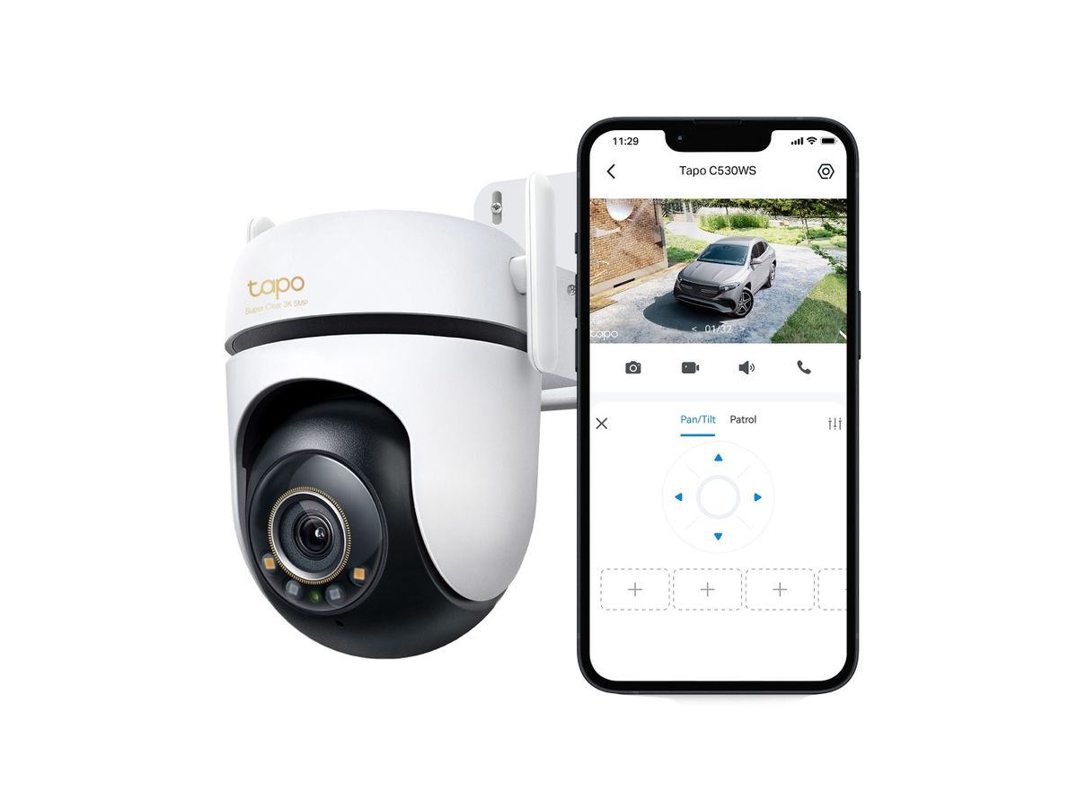 TP-LINK Outdoor Pan/Tilt Wi-Fi Camera Tapo C530WS (8885020629200)