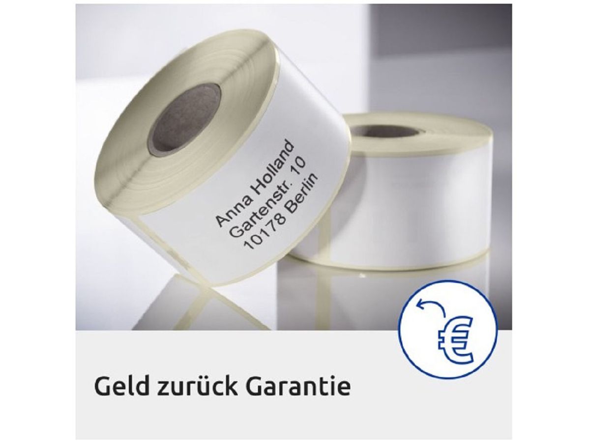 AVERY ZWECKFORM Adress-Etiketten 89x36mm AS0722400 weiss, Rolle 2x260 Stück (4004182617007)
