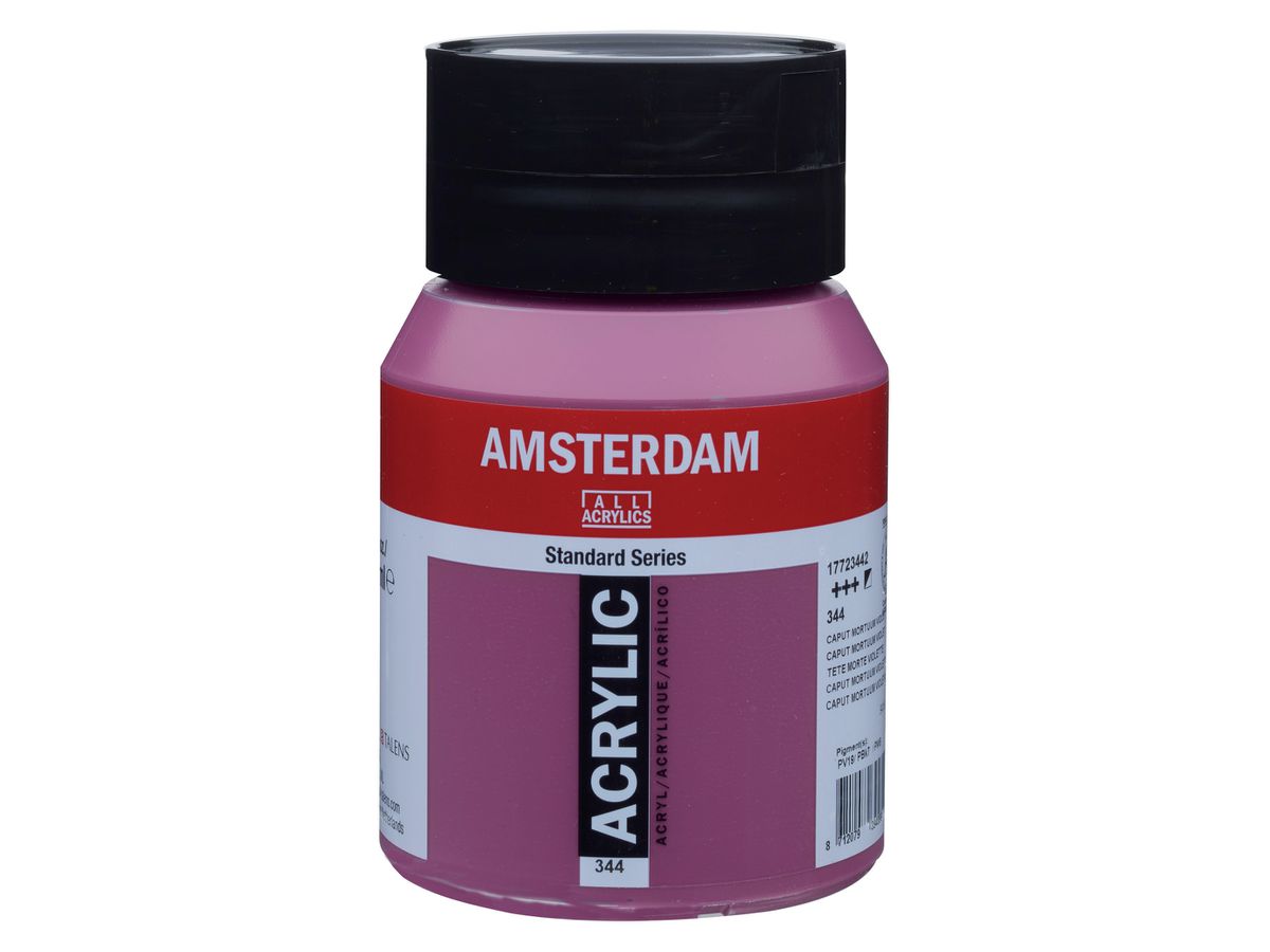 AMSTERDAM Colore acrilici 500ml 17723442 caput mittel viollet 344 (8712079394899)