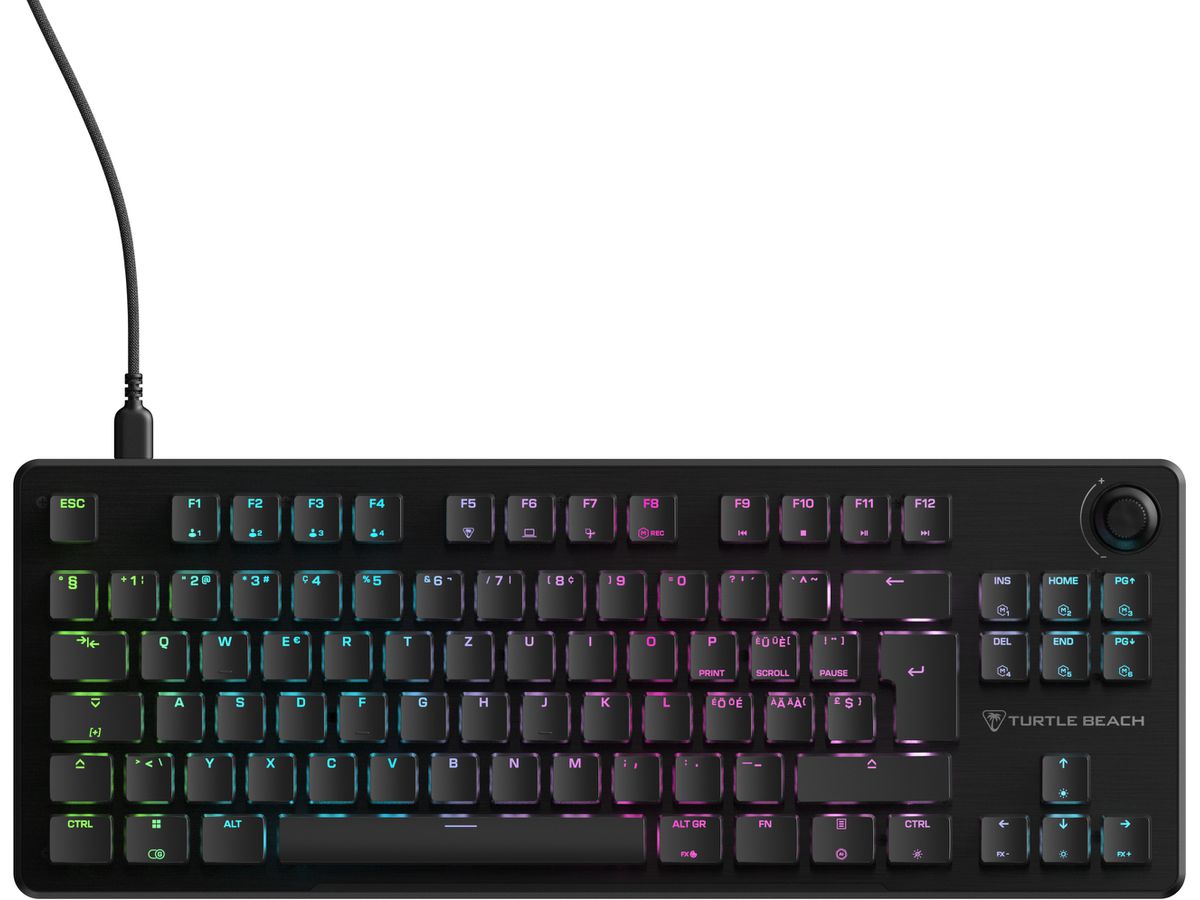 TURTLE BEACH Vulcan II TKL RGB Keyboard TBK-2003-02-CH Mech.Linear Switch, CH,Black (0840454401363)