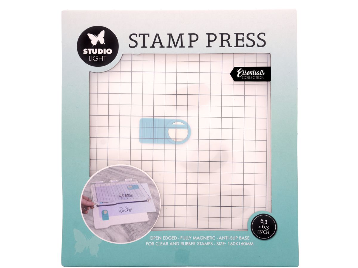 SIZZIX Stempelpresse 16x16x2cm SP01 3 Stück (8713943132159)