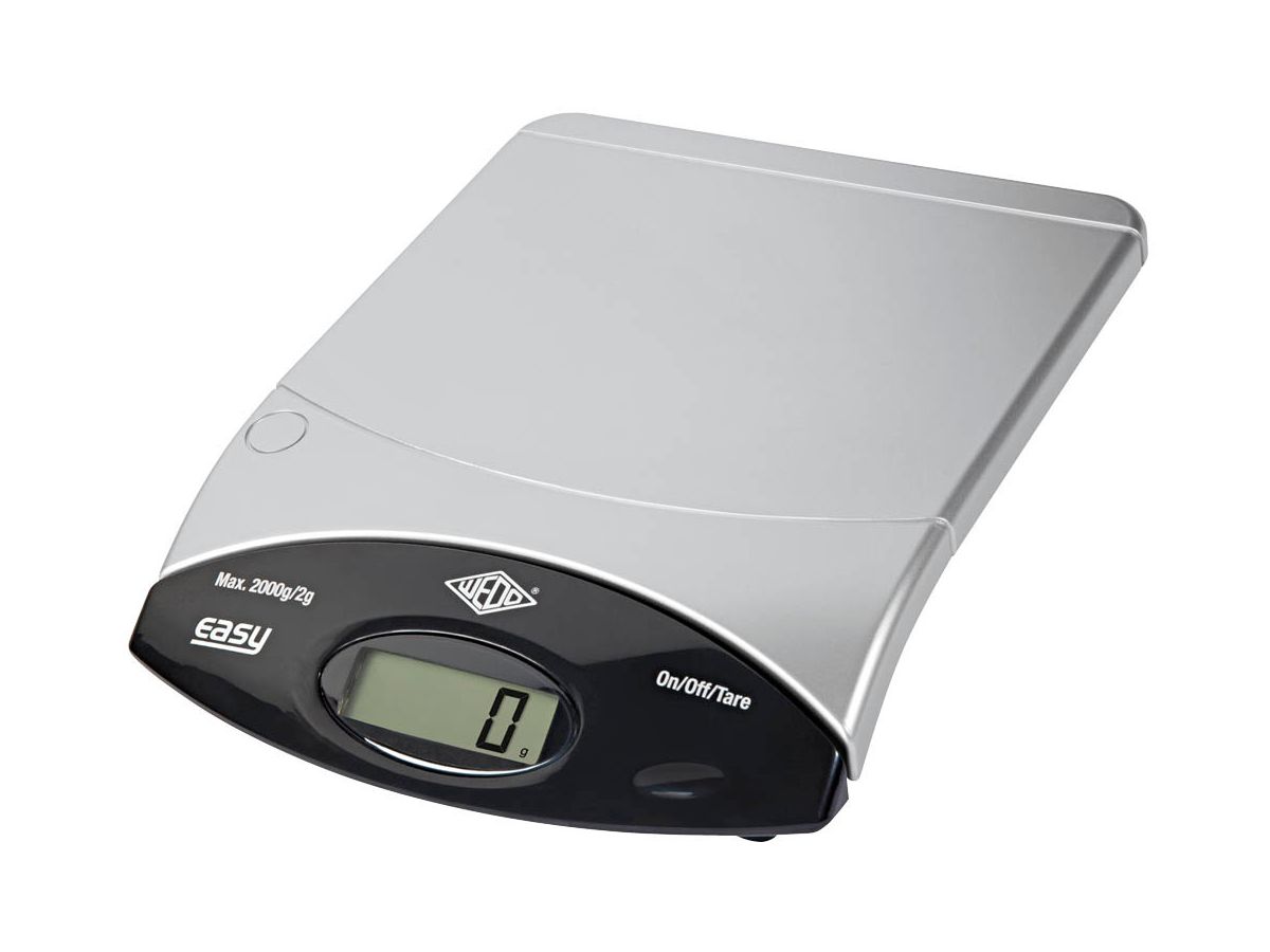 WEDO Briefwaage Easy 482200 Tragkraft bis 2kg 20.7x16x4cm (4003801804859)