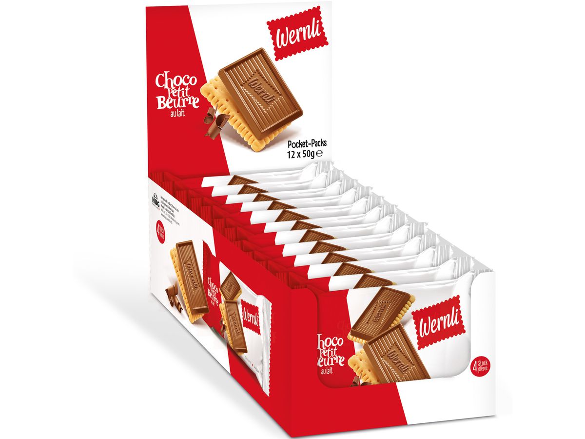 WERNLI Choco Petit Beurre 8606000 48 g, 12 pz. (7610062213466)