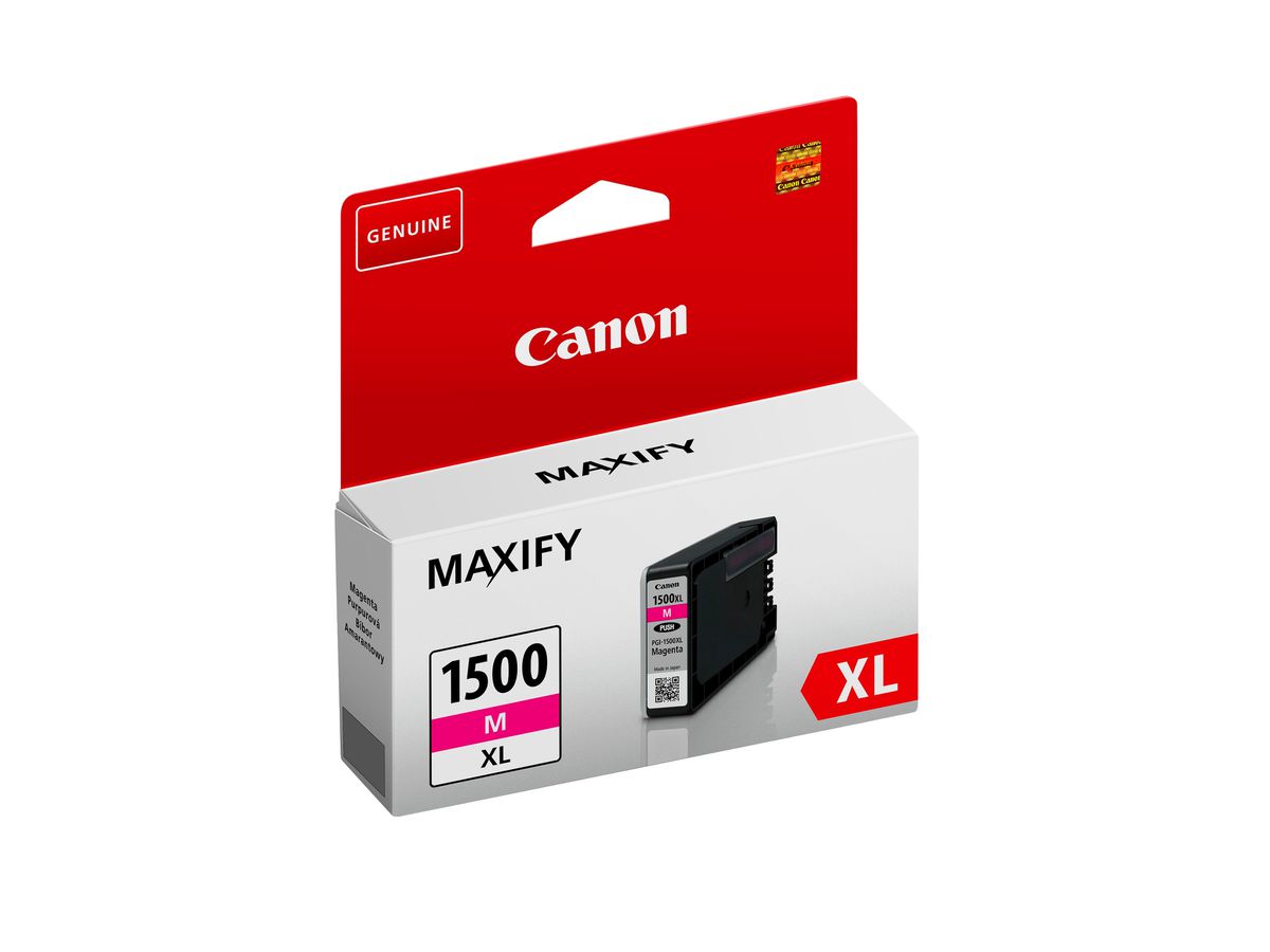 CANON Cart. d'inchiostro XL magenta PGI-1500XL M MAXIFY MB2050/MB2350 12ml (4549292003901)